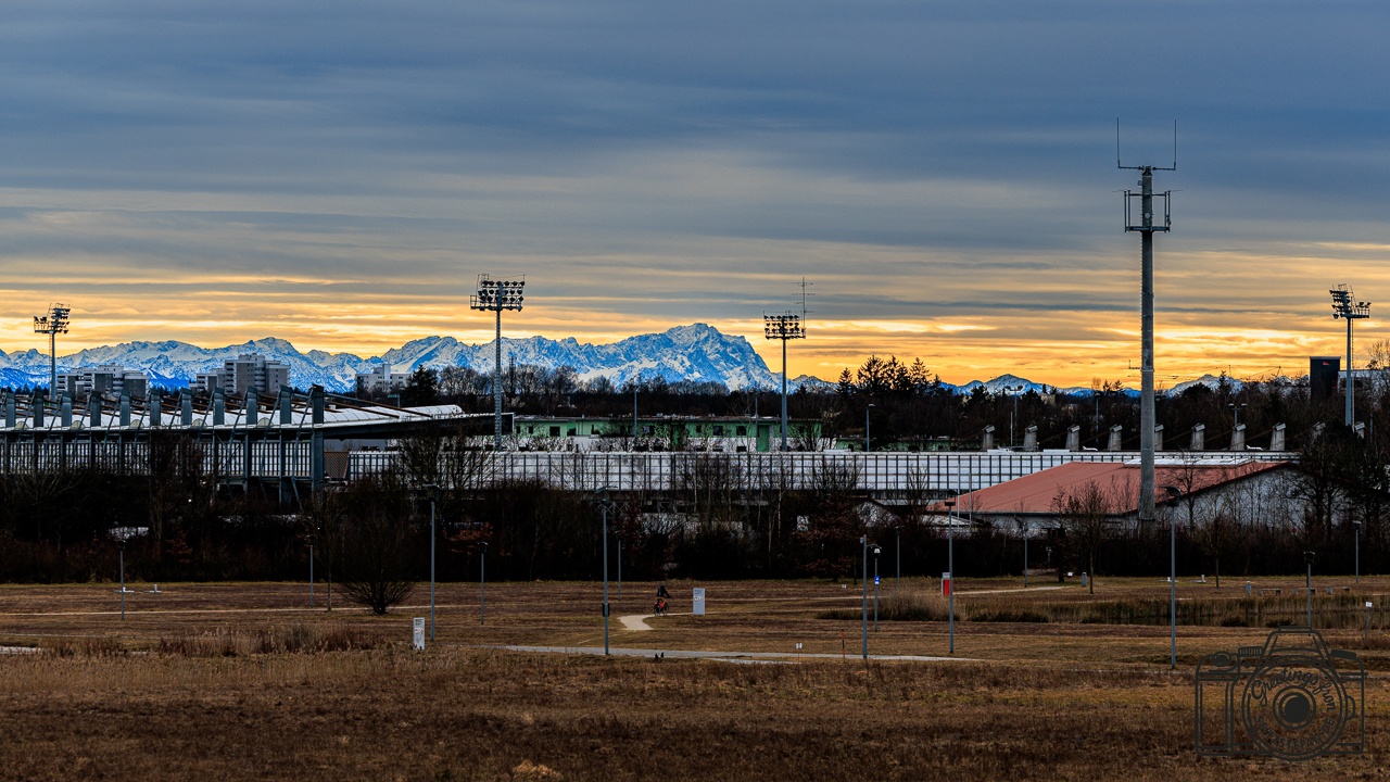 Der Sportpark vor der Zugspitze